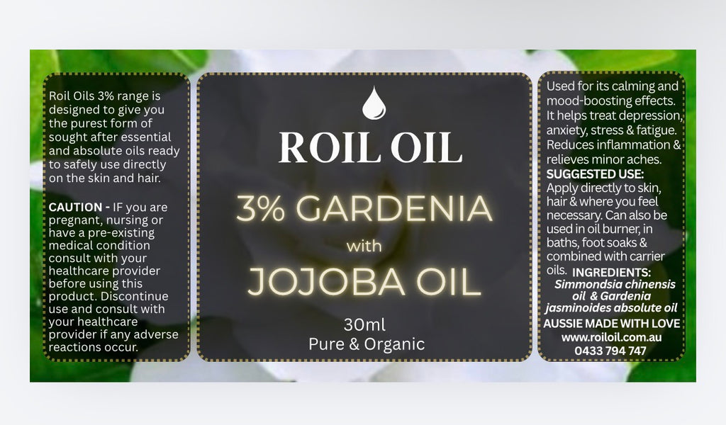3% Gardenia & Jojoba Oil