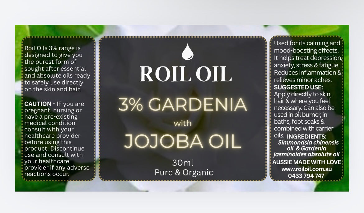 3% Gardenia & Jojoba Oil