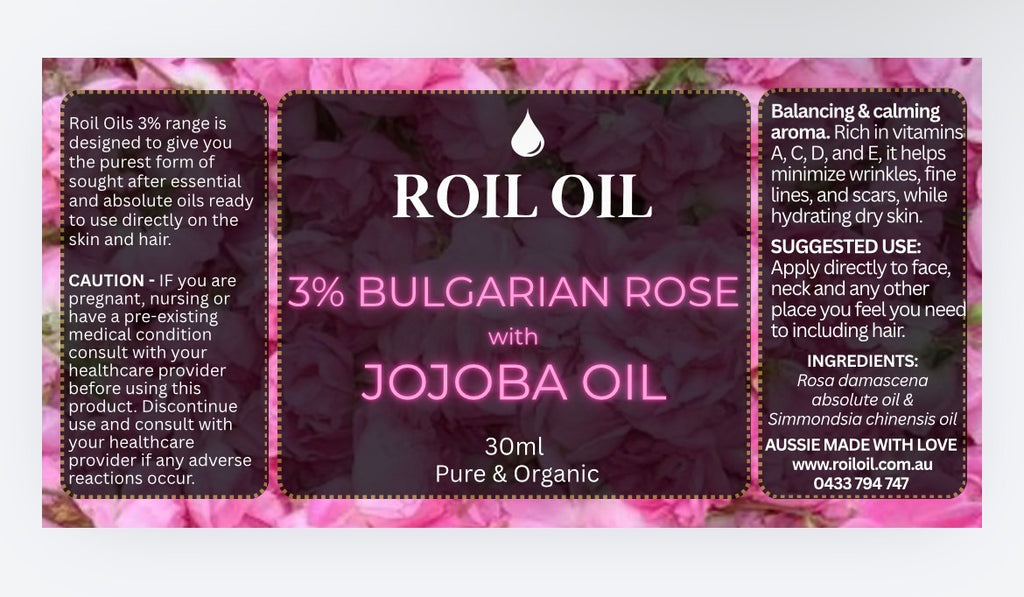 3% Bulgarian Rose & Jojoba Oil